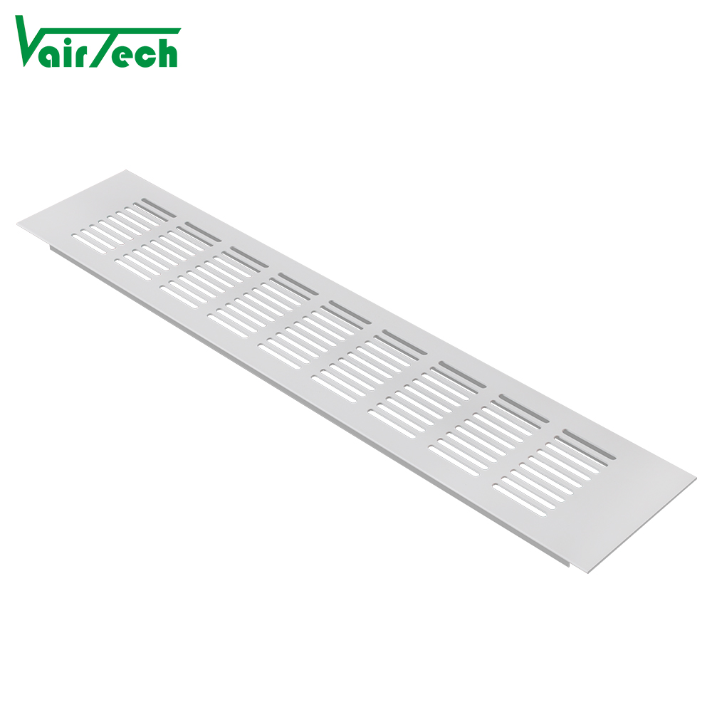 Aluminum Rectangular Ventilation Grill Cover Custom Air Flow Grille for Cabinet Wardrobe Furniture Kitchen Bathroom