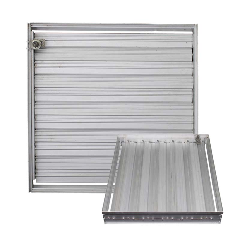 Air Conditioning Aluminum Opposed Blade Damper Acoustic Louvres