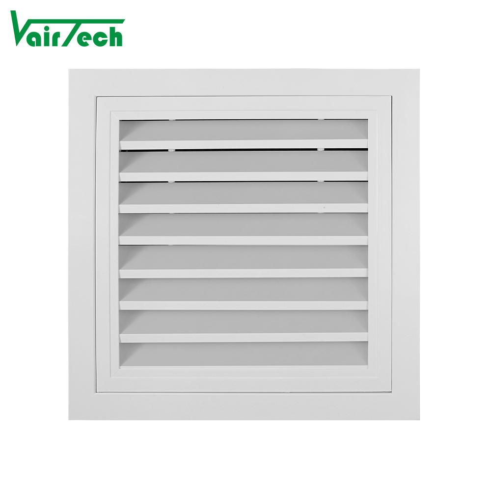 Hvac System Hinge Type Return Air Grille Wall Detachable Air Louver With Air Filter Easy Installation