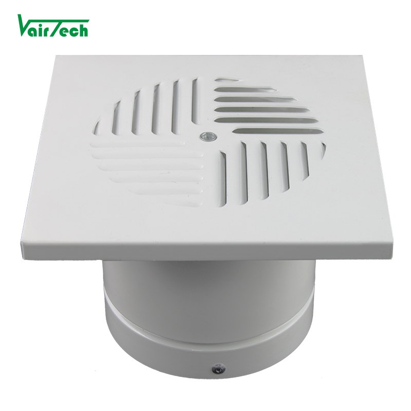 HVAC Floor Ladder Diffuser Decorative Aluminum Exhaust Floor Swirl Air Grille Diffuser With Blade Damper
