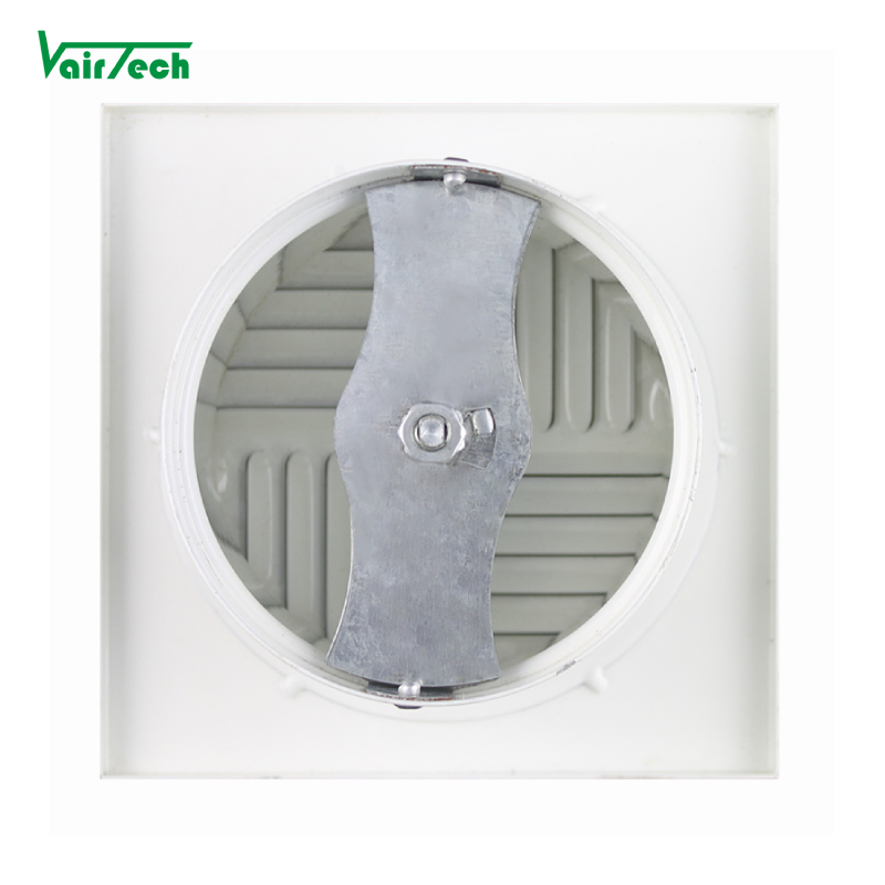 HVAC Floor Ladder Diffuser Decorative Aluminum Exhaust Floor Swirl Air Grille Diffuser With Blade Damper