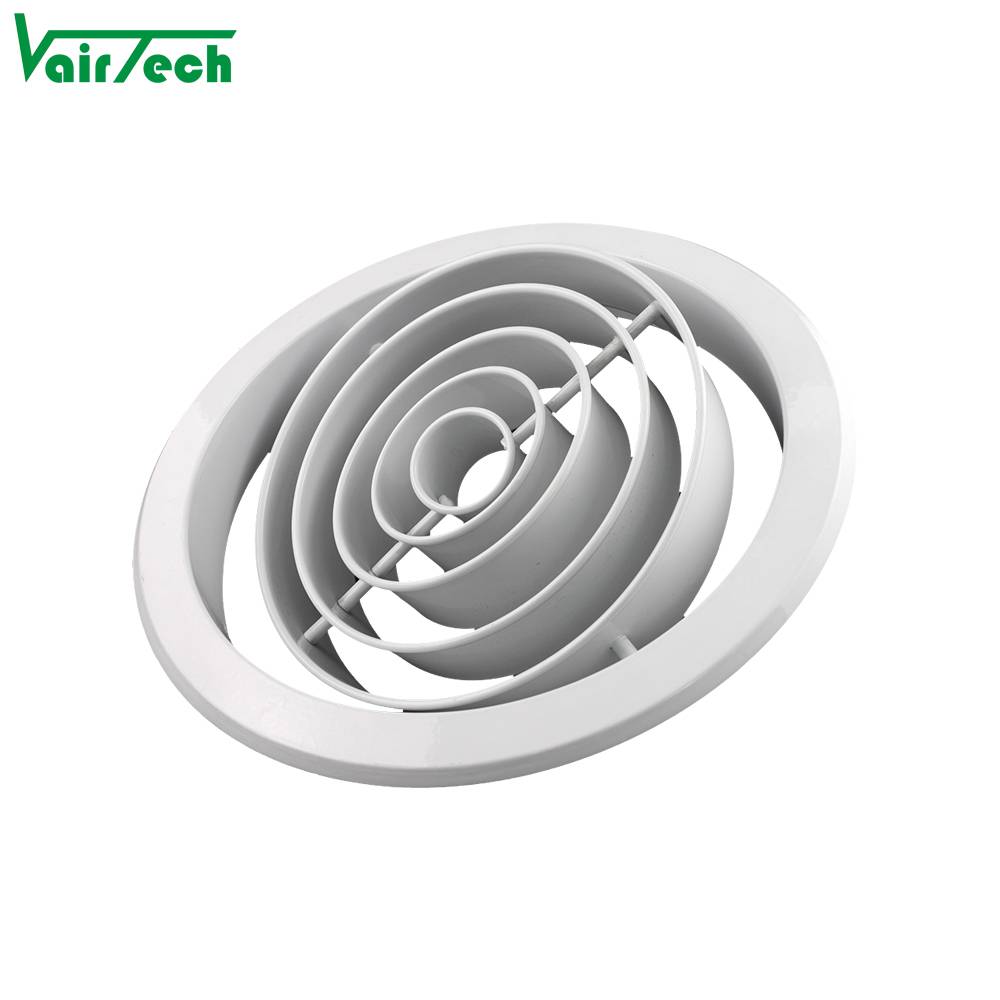 Circular Aluminum Multi Round Ring Jet Air Diffuser Adjustable Jet Nozzle Diffuser For Hvac
