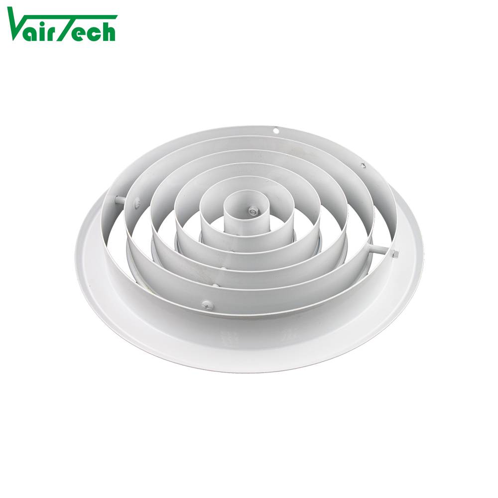 Circular Aluminum Multi Round Ring Jet Air Diffuser Adjustable Jet Nozzle Diffuser For Hvac