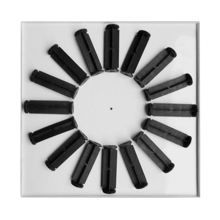 Square Ceiling Swirl Diffuser Adjustable HVAC Ventilation Modern Curved Design for Air Conditioning & Supply Exhaust
