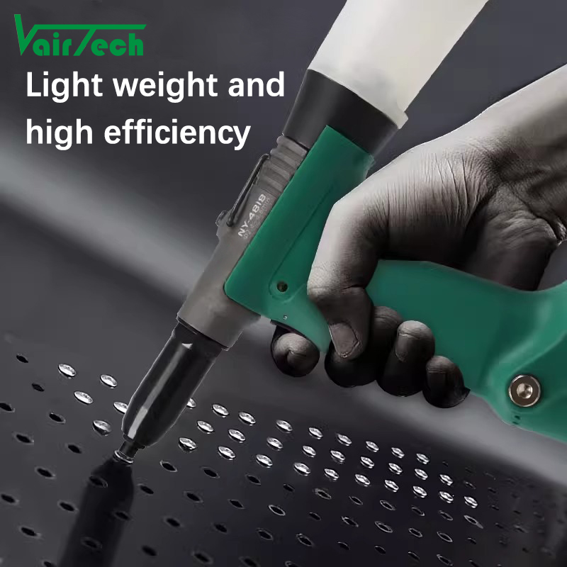 Pneumatic Air Riveter Gun Light Heavy Duty Self-Priming Blind Rivet Tool Industrial Hydraulic Riveting Machine