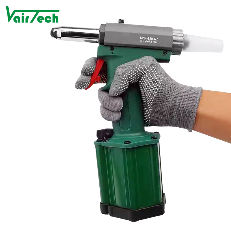 Pneumatic Air Riveter Gun Light Heavy Duty Self-Priming Blind Rivet Tool Industrial Hydraulic Riveting Machine