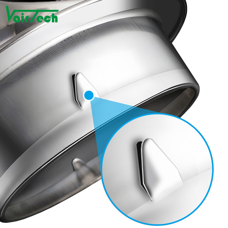 304/201 Stainless Steel Air Vent Cap Glossy Silver Waterproof Outlet Metal Air Vent Cover for Kitchen With Net