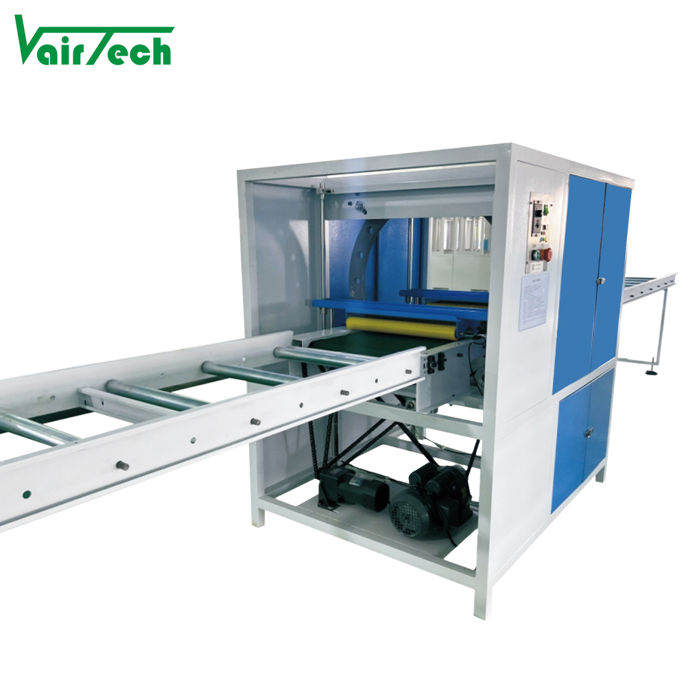 Customized Wrapping Machine for Air Outlets Automatic Film Packaging Unlimited Length for Aluminium and Stainless Steel Profiles