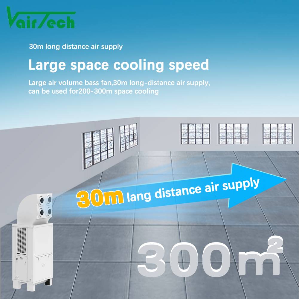 Energy-Saving 8hp Industrial Air Conditioner Floor Standing Jet Flow Evaporative Cooler Easy Installation for Factory & Workshop