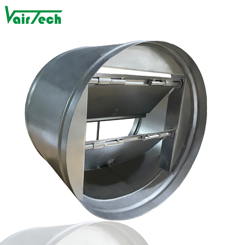 Hvac System Back Draught Dampers Galvanized Sheet Duct air Back Draft Damper