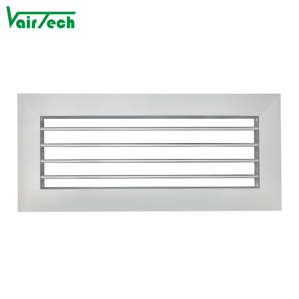 Customized Single Deflection Grille Adjustable Blade Return Air Grille Aluminum Ventilation Grille for Hvac System