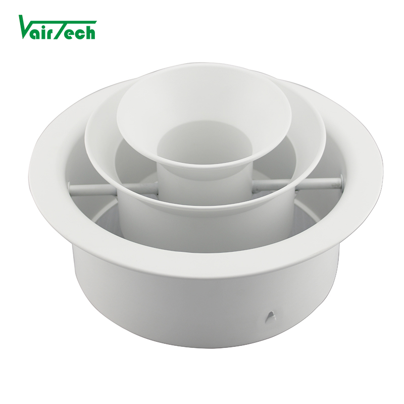 High Quantity Ventilation Ceiling Round Ring Jet Diffuser Adjustable Diffuser