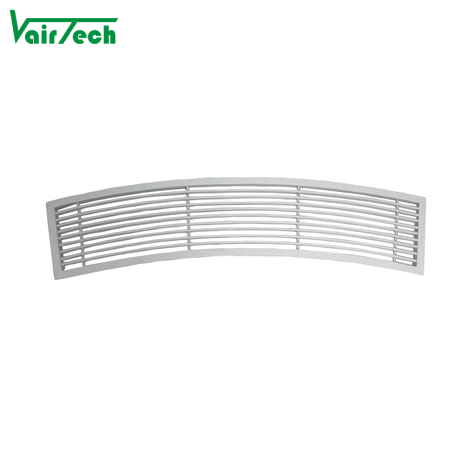 Arc-shaped air Diffuser for Central air Conditioning Grille ABS/Aluminum Material Exhaust Outlet for Hotel Restaurant Louvers