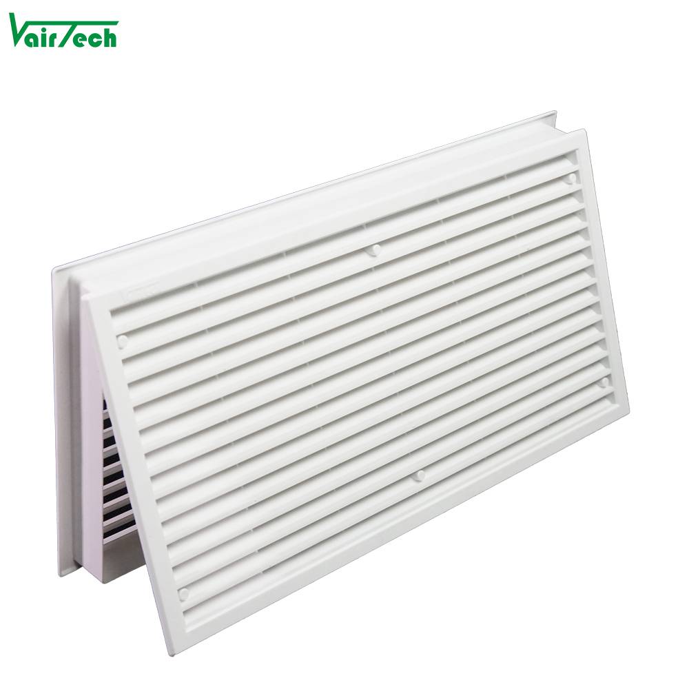 Ventilation Plastic Detachable Return air Door Grille Louver for HvacSystem
