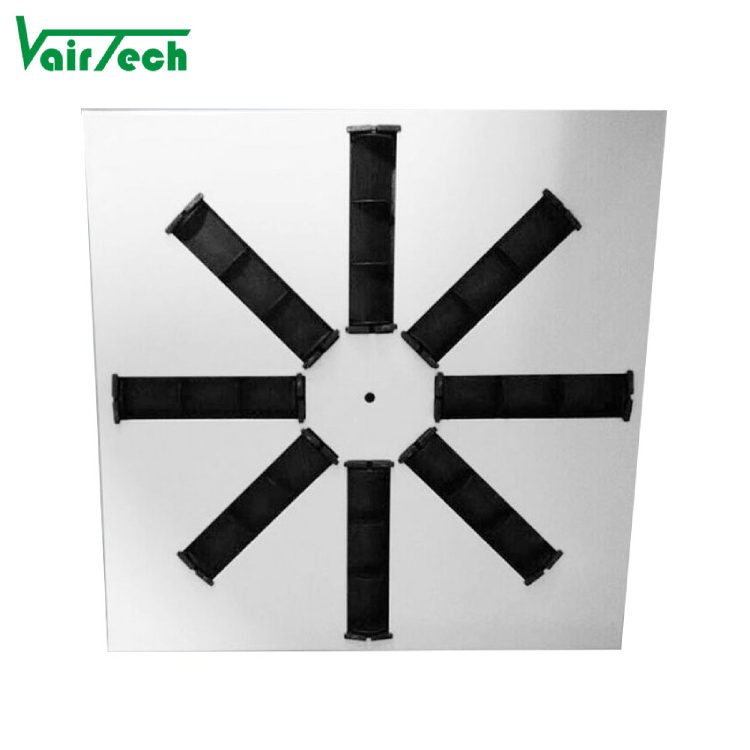 Swirl Diffuser with Adjustable Blades Aluminum Ceiling Air Diffuser Ventilation Grille For Hvac System