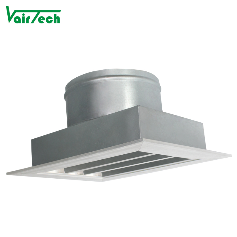 Aluminum Outside Wall Waterproof Louver in Anodized With Adaptor