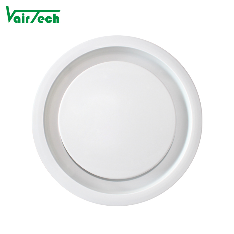 High Quality Ceiling Air Diffuser Modern Industrial Plastic Round Diffuser for HVAC Systems