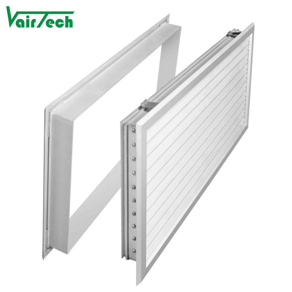 Aluminum Return Air Grille Ventilation Door Grille Detachable Fresh Air Grille for Kitchen Cabinet