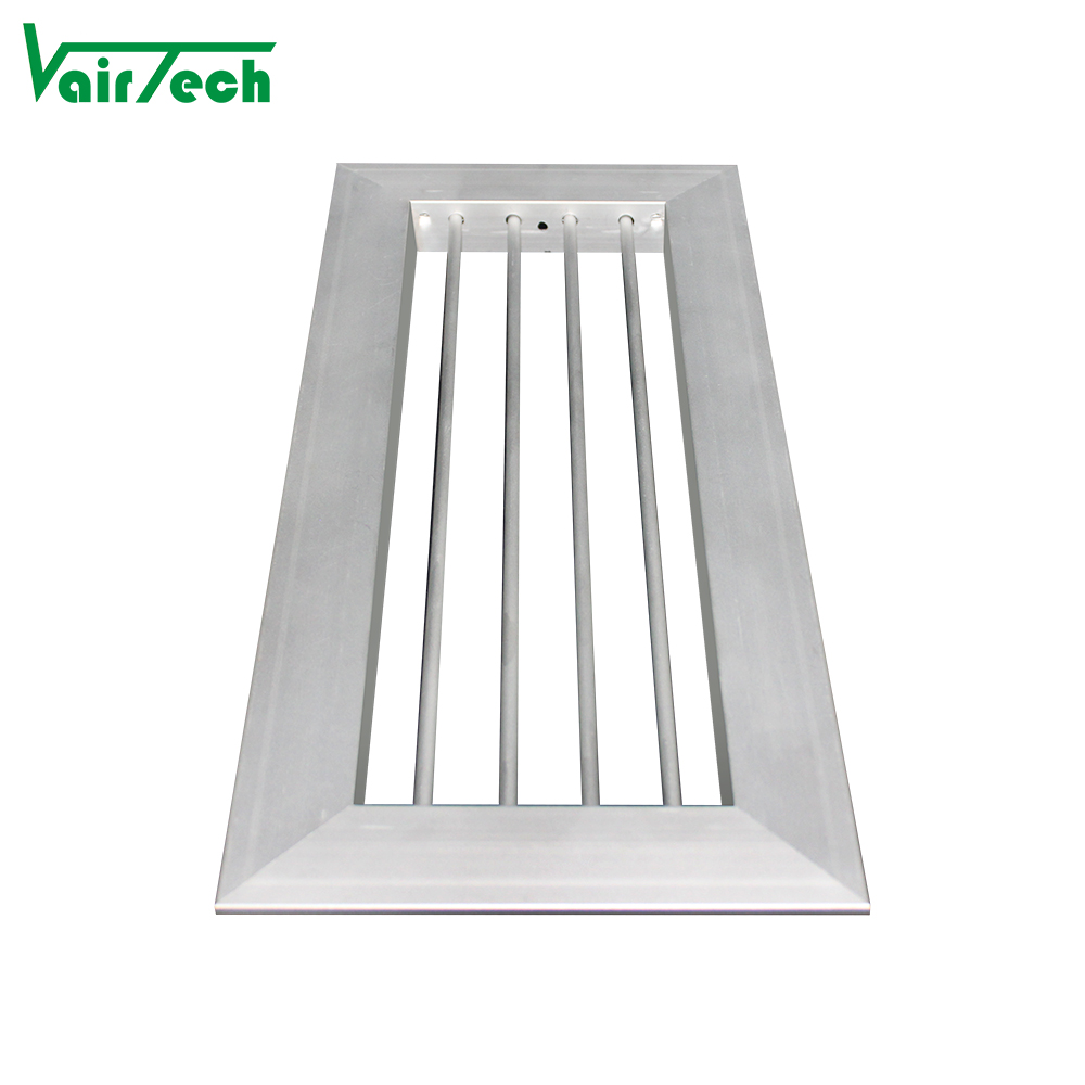 Customized Single Deflection Grille Adjustable Blade Return Air Grille Aluminum Ventilation Grille for Hvac System