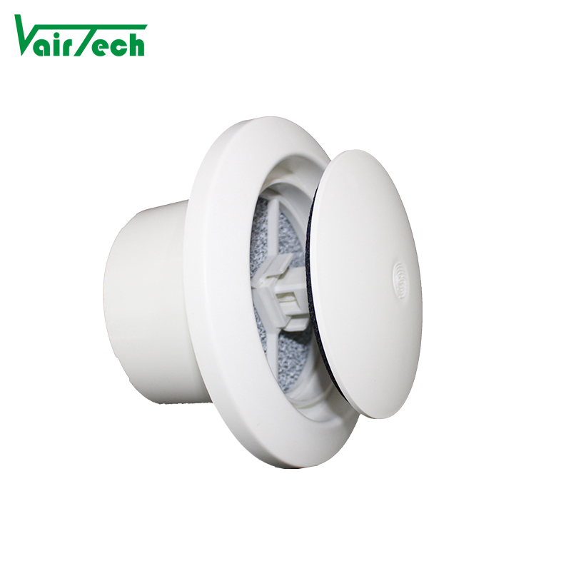 Ventilation Three Stage Pressure Adjustable Plastic ABS Air Disc Valve Round Air Outlet Vent Cover